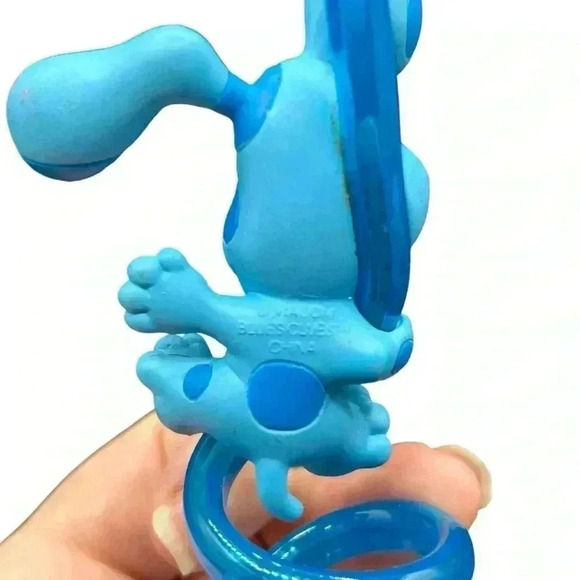 BLUES CLUES 1999 SWIRLING STRAW NOSTALGIC 90s CHILDREN’S SHOW COLLECTIBLE - Picture 6 of 8